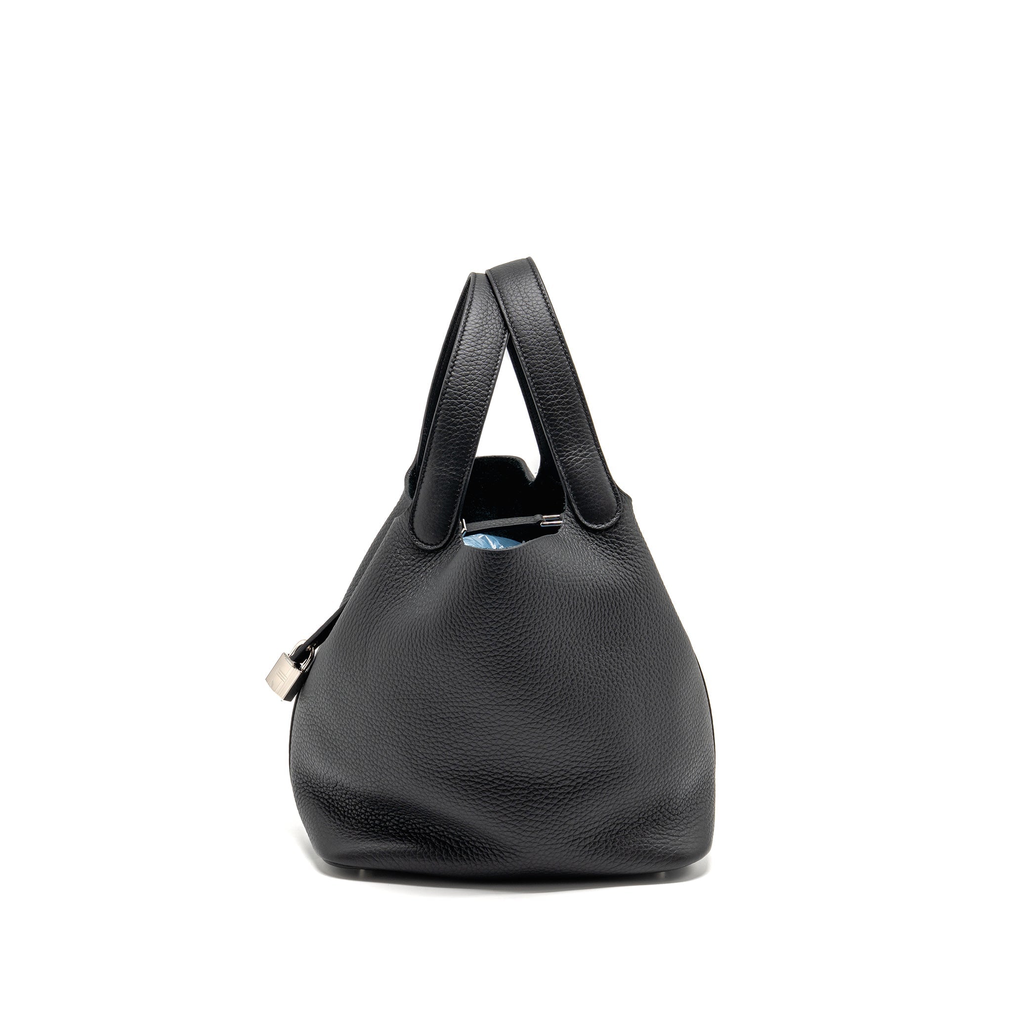 HERMES PICOTIN 22 LOCK BAG CLEMENCE VERT VERTIGO SHW
