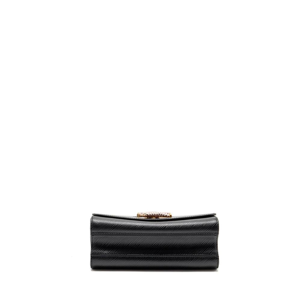 LOUIS VUITTON TWIST MM EPI BLACK/PINK GHW