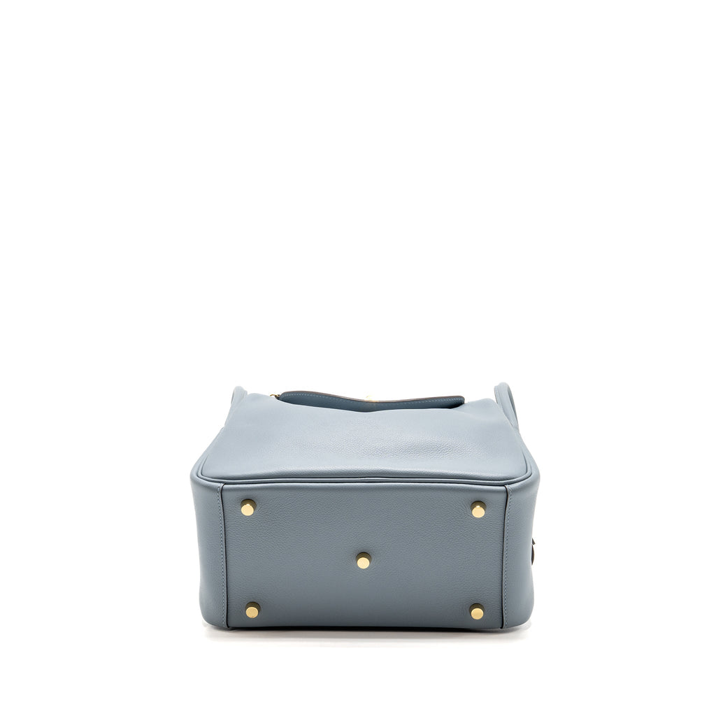 HERMES LINDY 26 EVERCOLOR BLEU LIN GHW