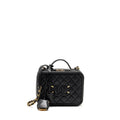 CHANEL CC FILIGREE VANITY CAVIAR BLACK GHW