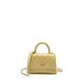 CHANEL MINI COCO HANDLE CAVIAR LIGHT GREEN LGHW (MICROCHIP)