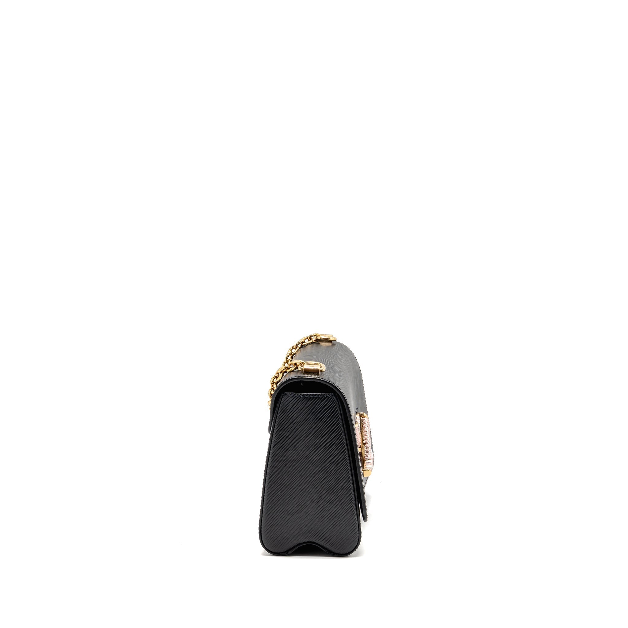 LOUIS VUITTON TWIST MM EPI BLACK/PINK GHW