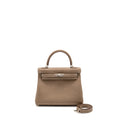 HERMES KELLY 25 TOGO ETOUPE SHW