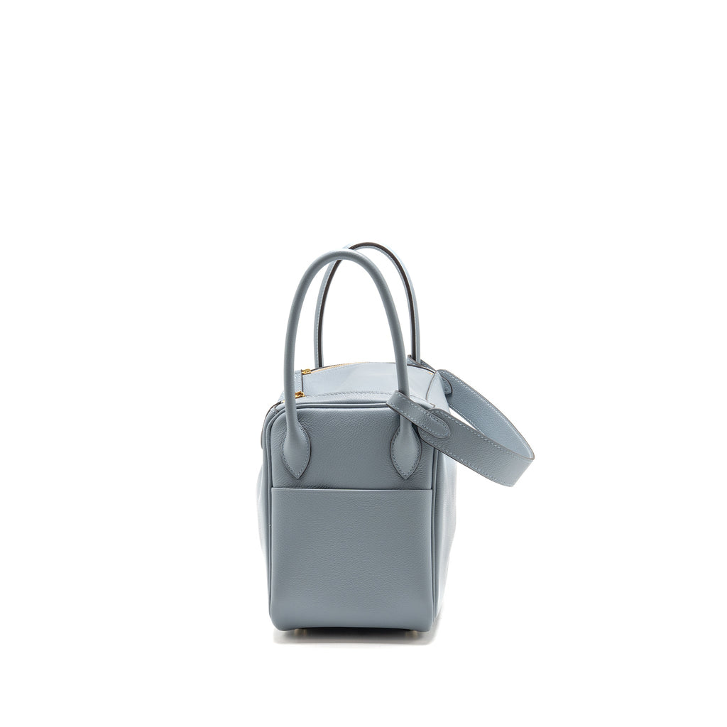 HERMES LINDY 26 EVERCOLOR BLEU LIN GHW