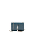 SAINT LAURENT/YSL SMALL KATE BAG WITH TASSEL CAFLSKIN BLUE SHW