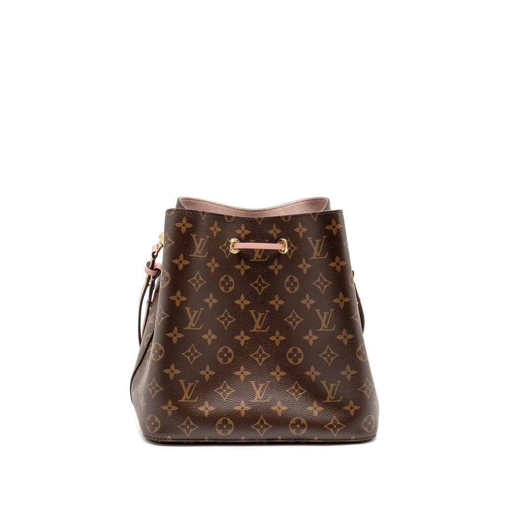 LOUIS VUITTON NEO NOE MONOGRAM CANVAS ROSE POUDRE GHW