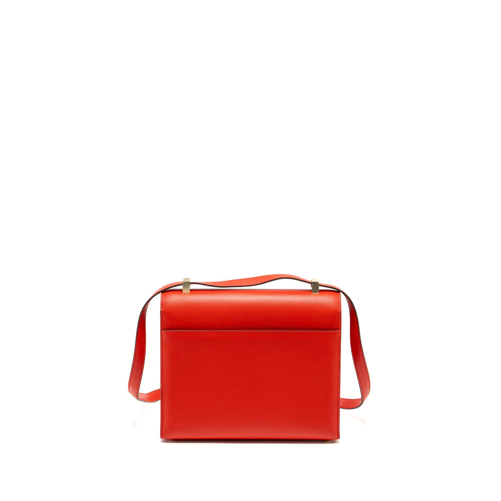 HERMES VERROU 21 EPSOM S3 ROUGE DE COEUR LGHW