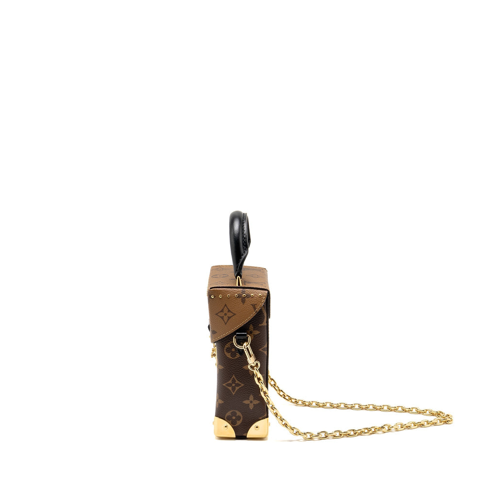 LOUIS VUITTON TOP HANDLE CAMERA BOX MONOGRAM REVERSE CANVAS GHW