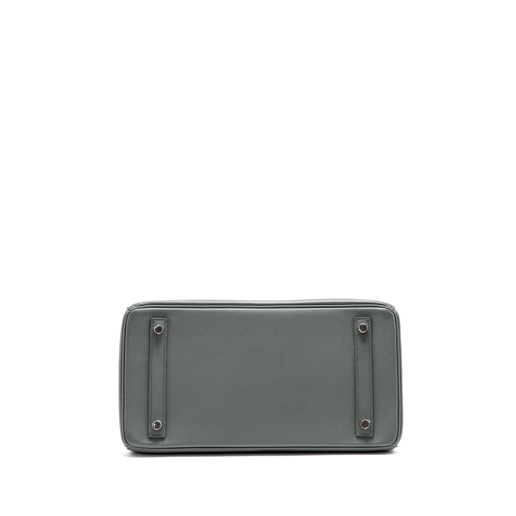 HERMES BIRKIN 30 EPSOM VERT AMANDE SHW