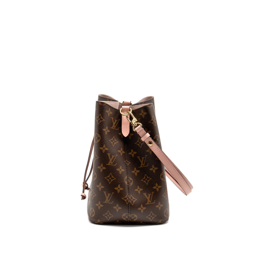 LOUIS VUITTON NEO NOE MONOGRAM CANVAS ROSE POUDRE GHW
