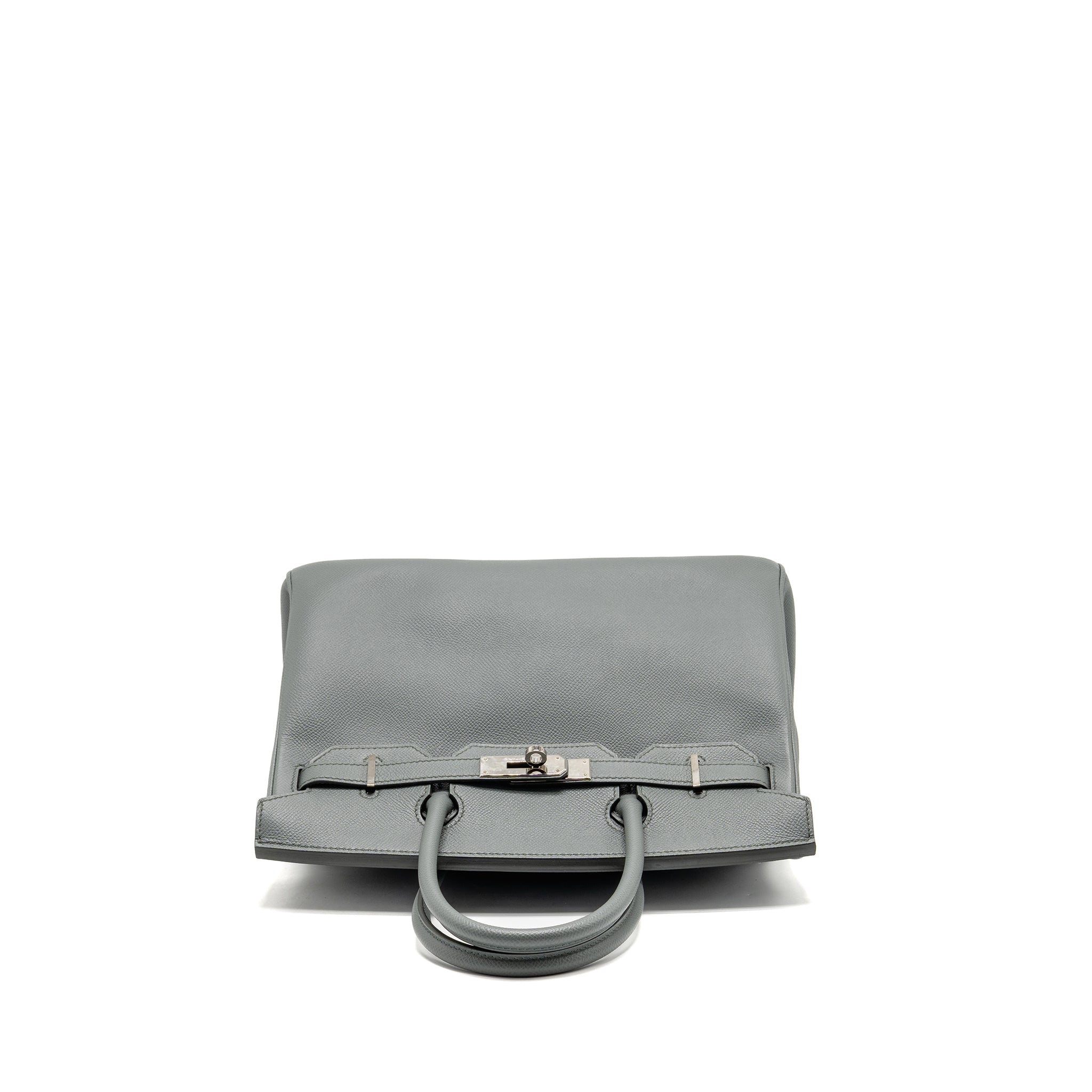 HERMES BIRKIN 30 EPSOM VERT AMANDE SHW