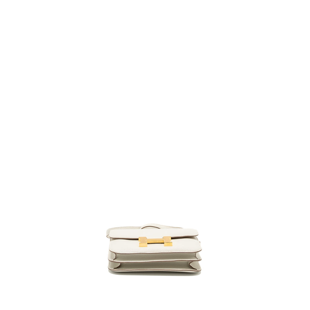HERMES MINI CONSTANCE CHÈVRE MYSORE MUSHROOM/BISCUIT GHW