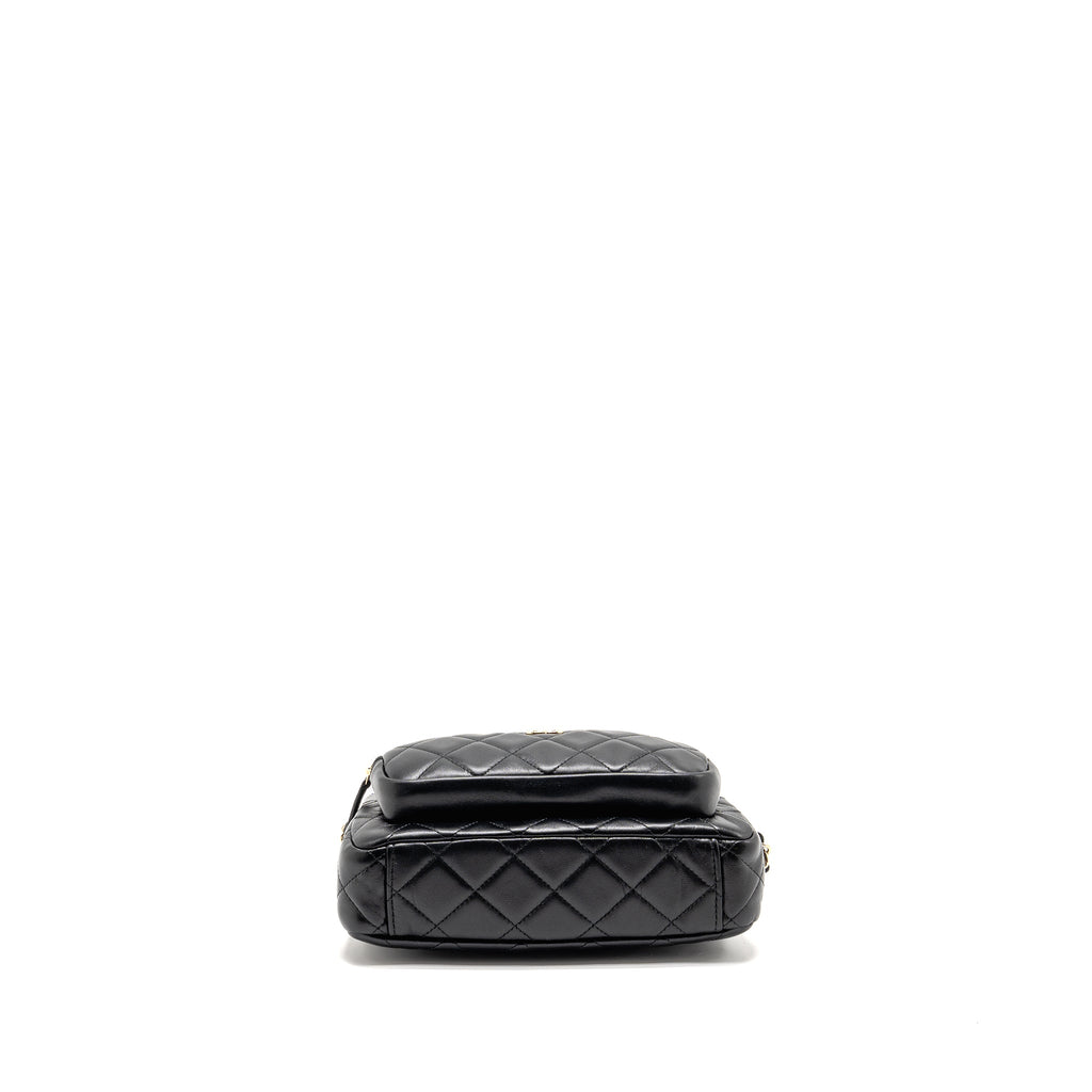 CHANEL 25C CAMERA BAG LAMBSKIN BLACK LGHW (MICROCHIP)