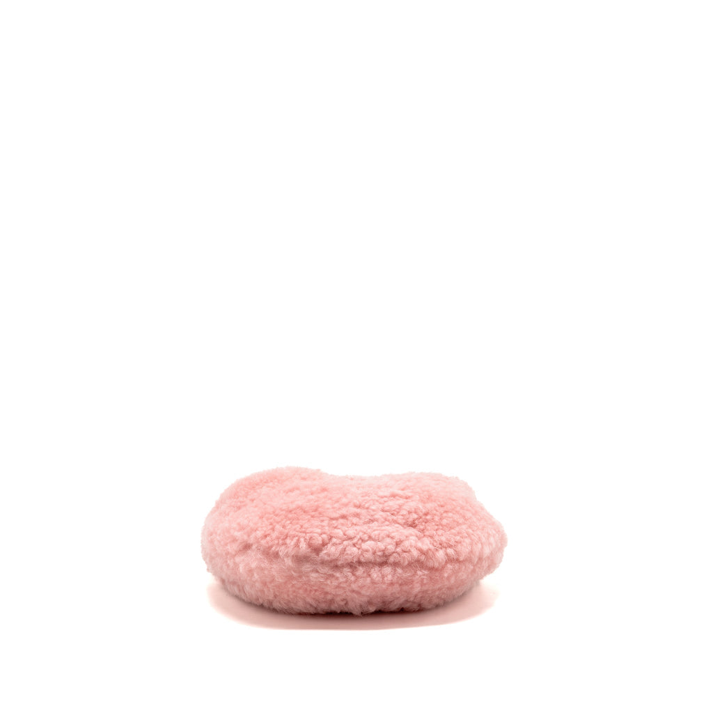 BOTTEGA VENETA MINI JODIE SHEARLING PINK GHW