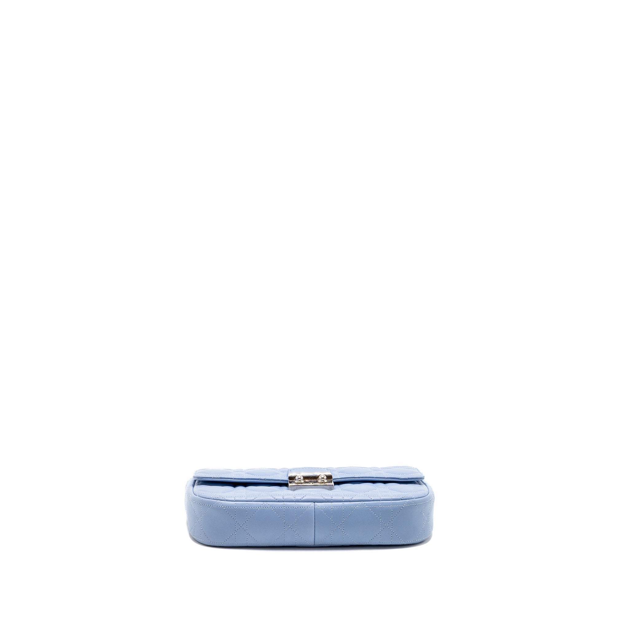 DIOR MISS DIOR CROSSBODY BAG LAMBSKIN LIGHT BLUE SHW