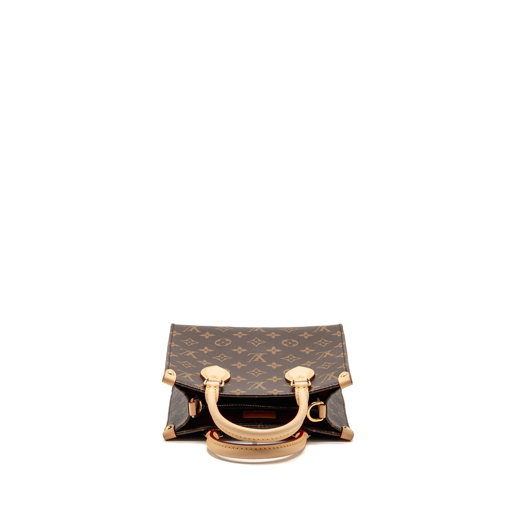 LOUIS VUITTON SAC PLAT BB MONOGRAM CANVAS GHW