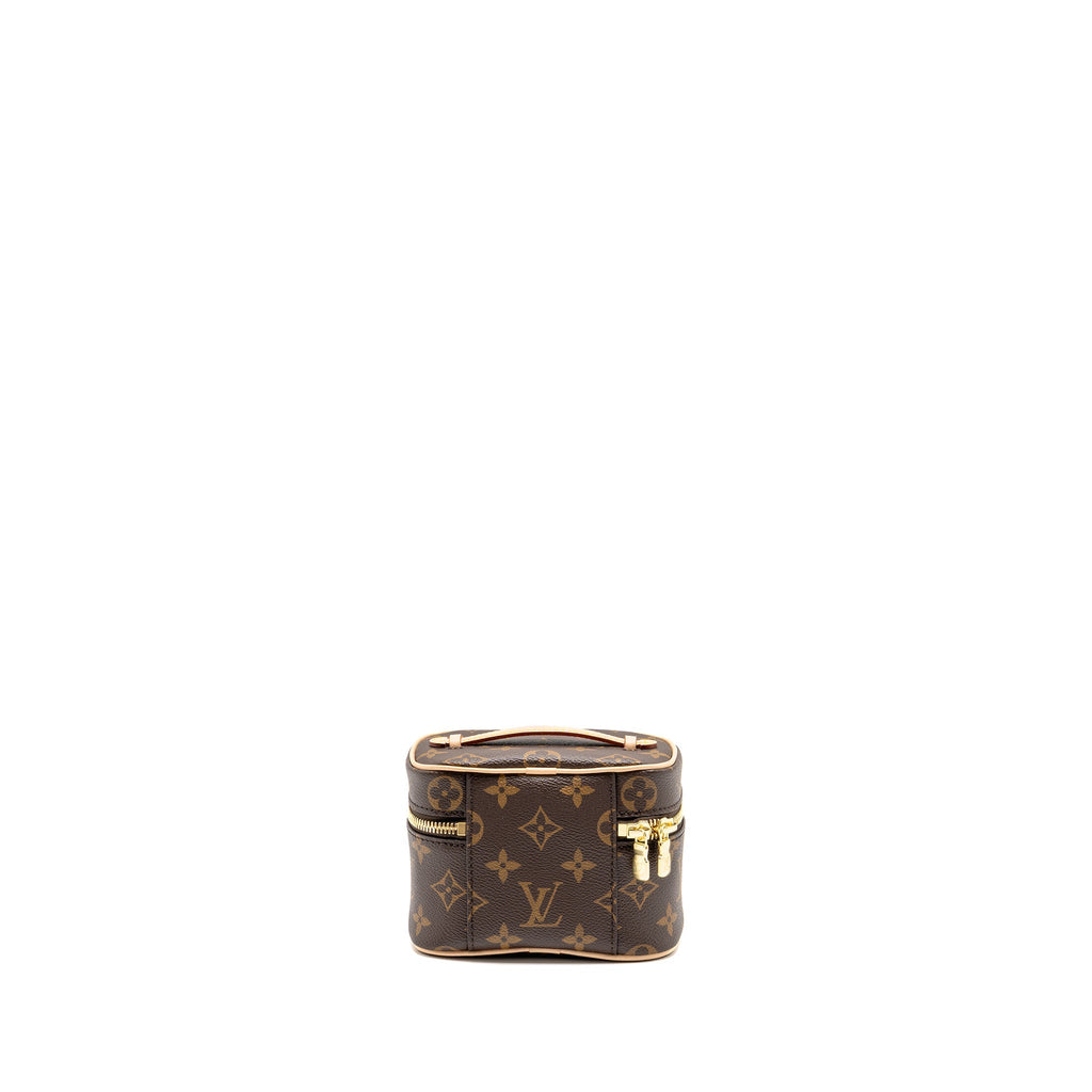 LOUIS VUITTON NICE NANO MONOGRAM CANVAS GHW