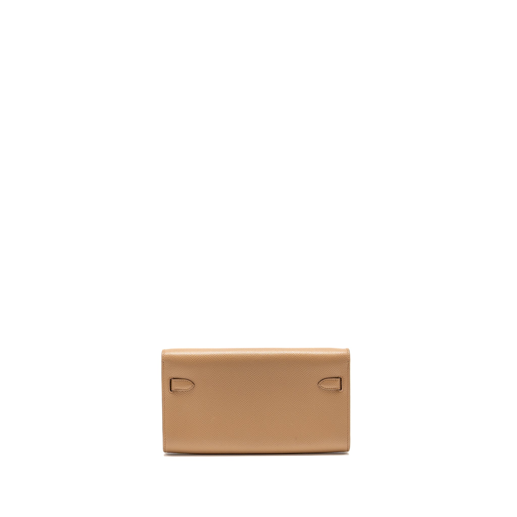 HERMES KELLY TO GO EPSOM CHAI/MAUVE SYLVESTER SHW