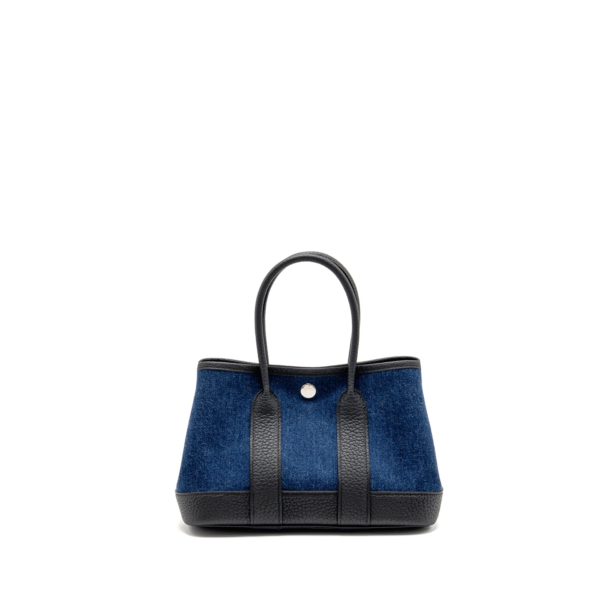 HERMES NEO GARDEN PARTY 23 DENIM/NEGONDA DENIM MOYEN/BLACK SHW
