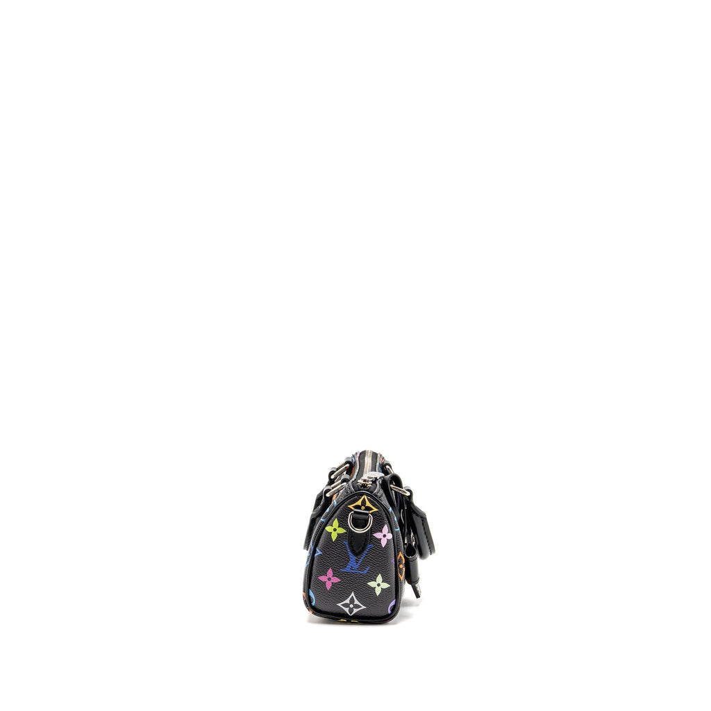 LOUIS VUITTON X TAKASHI MURAKAMI NANO SPEEDY MULTICOLOURED MONOGRAM CANVAS BLACK SHW