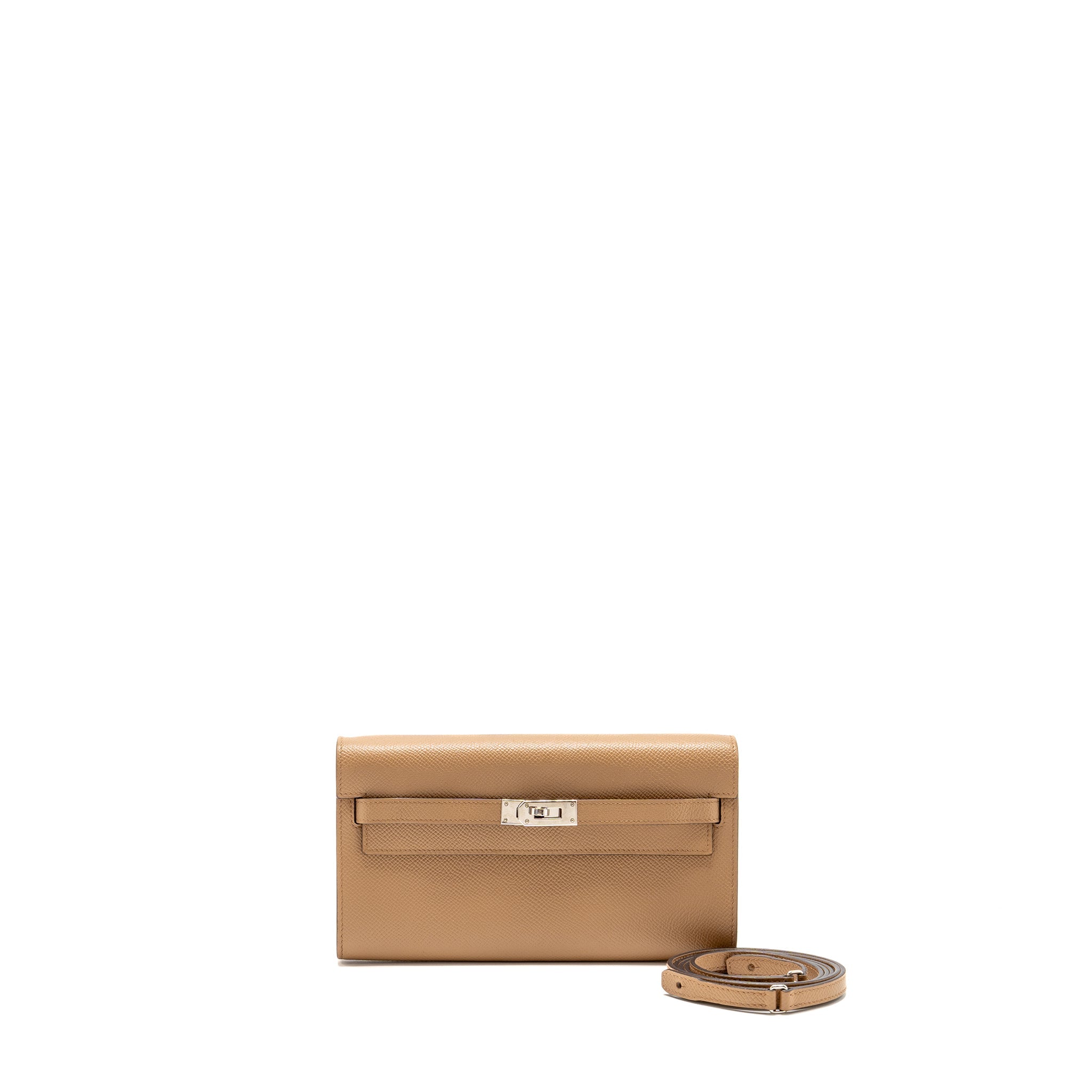 HERMES KELLY TO GO EPSOM CHAI/MAUVE SYLVESTER SHW