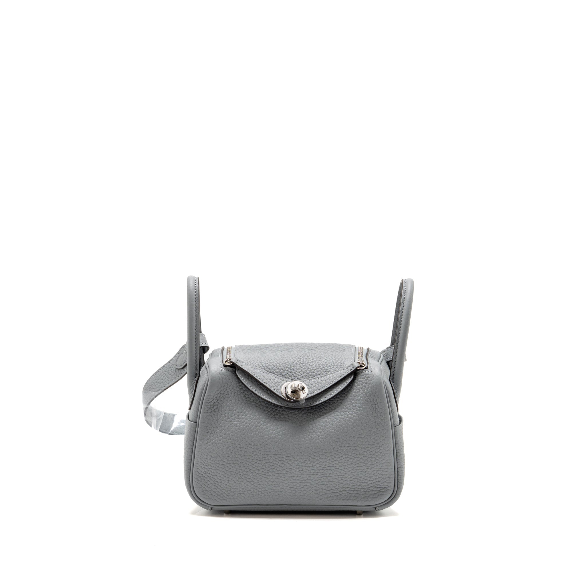 HERMES MINI LINDY II CLEMENCE GRIS PANTIN SHW
