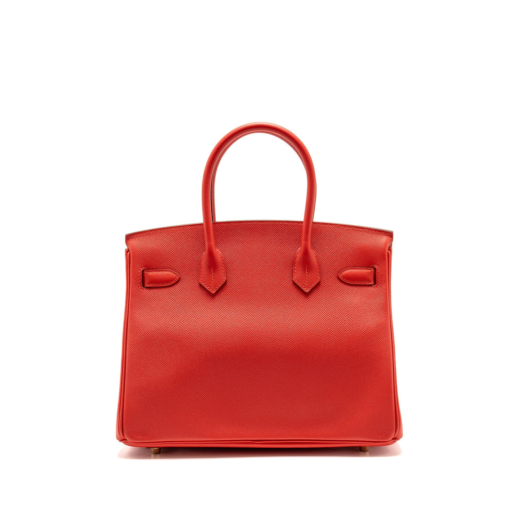 HERMES BIRKIN 30 EPSOM S5 ROUGE TOMATE GHW