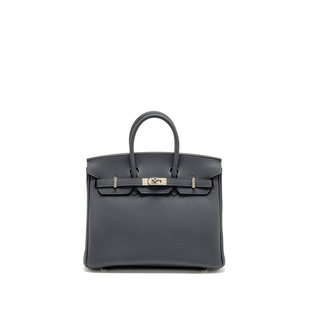 HERMES BIRKIN 25 TOGO GRIS MISTY SHW