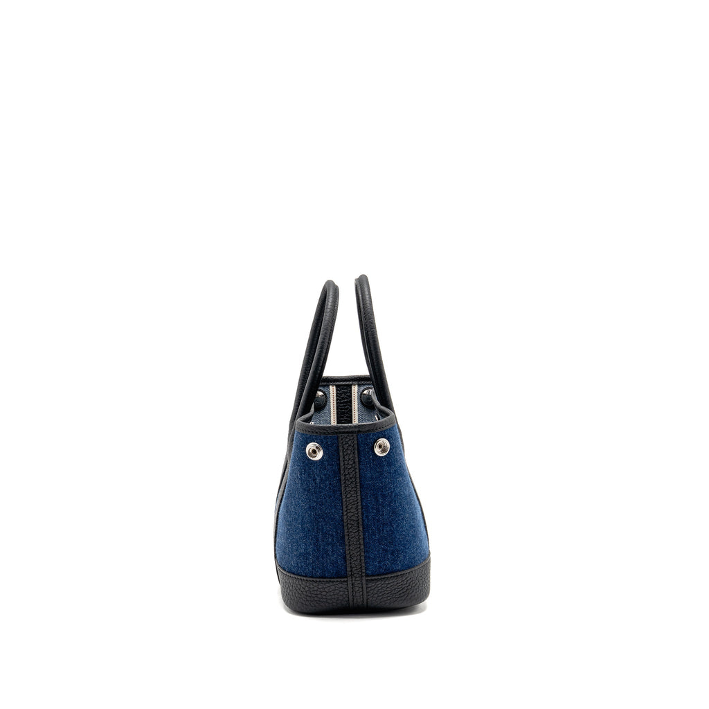 HERMES NEO GARDEN PARTY 23 DENIM/NEGONDA DENIM MOYEN/BLACK SHW
