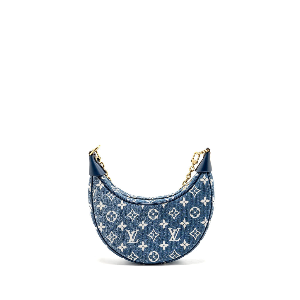 LOUIS VUITTON LOOP BAG DENIM BLUE GHW