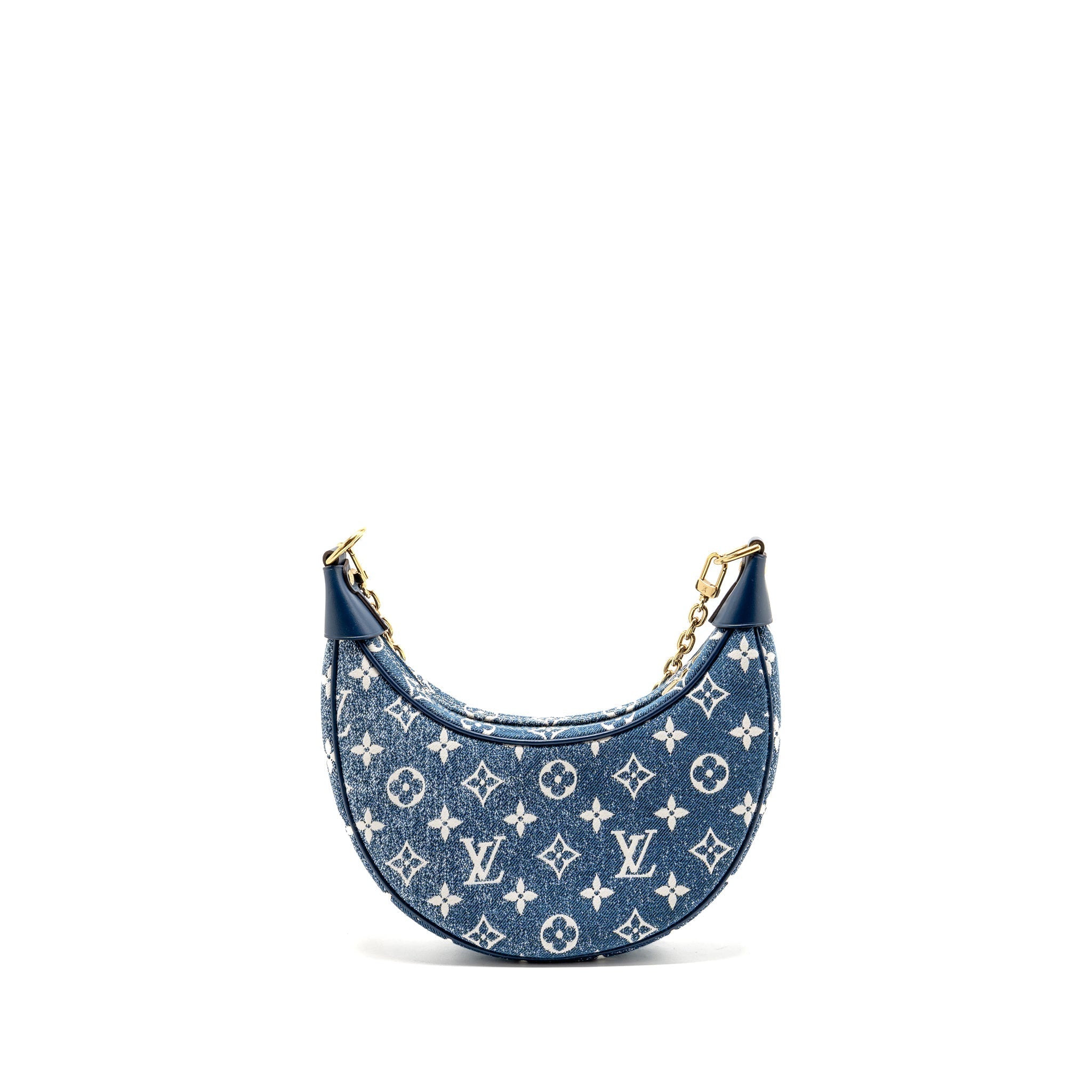 LOUIS VUITTON LOOP BAG DENIM BLUE GHW