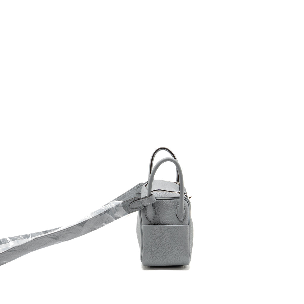 HERMES MINI LINDY II CLEMENCE GRIS PANTIN SHW