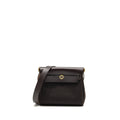 HERMES HERBAG MINI CANVAS / HUNTER LEATHER EBENE GHW