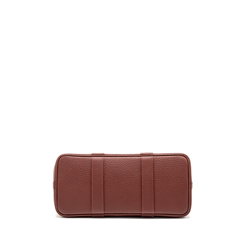 HERMES GARDEN PARTY 30 COUNTRY LEATHER ROUGE H SHW