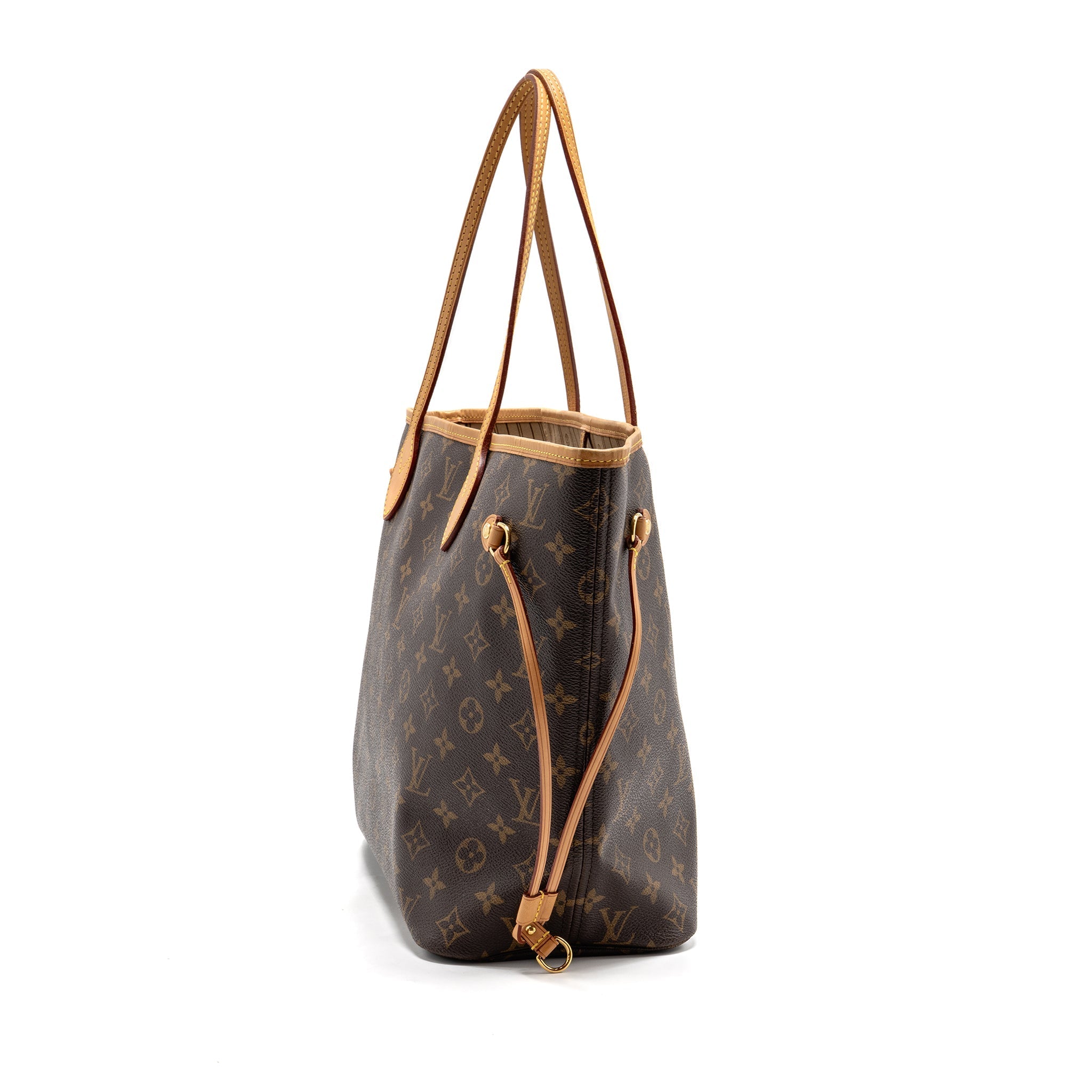 LOUIS VUITTON NEVERFULL MM MONOGRAM CANVAS GHW