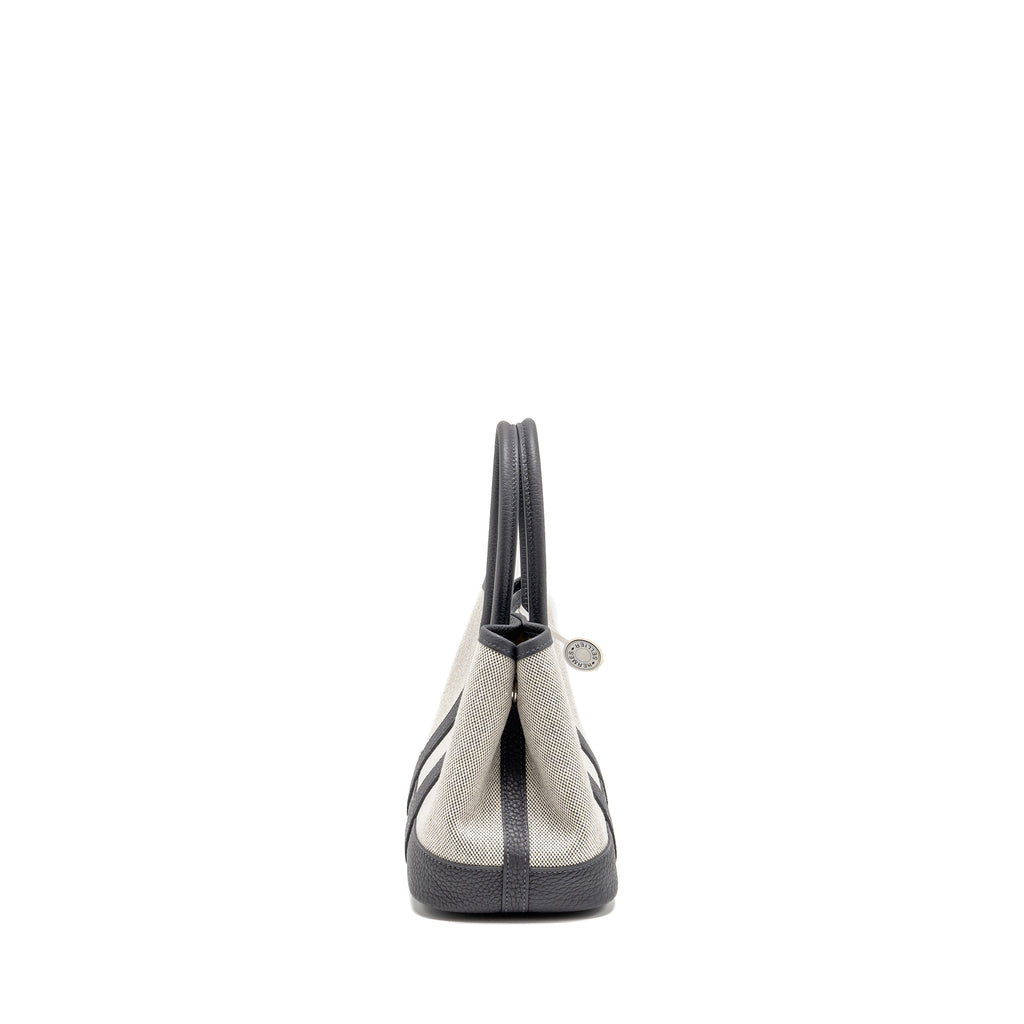 HERMES NEO GARDEN PARTY 23 CANVAS/NEGONDA ECRU/ARDOISE SHW
