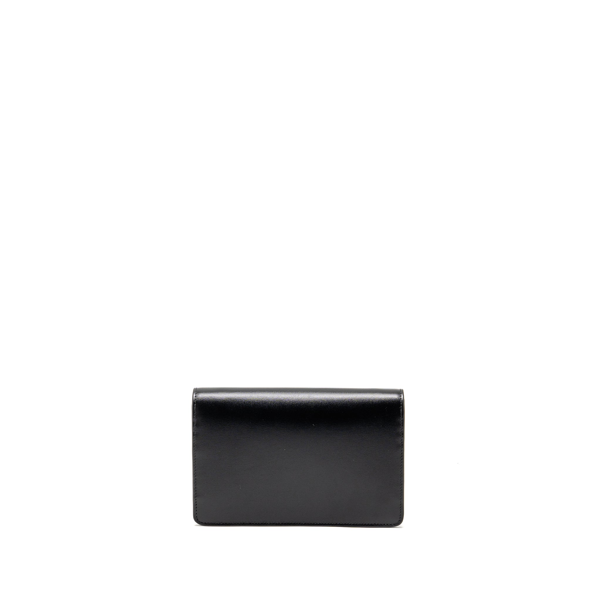 CELINE WALLET ON CHAIN MARGO CALFSKIN BLACK GHW
