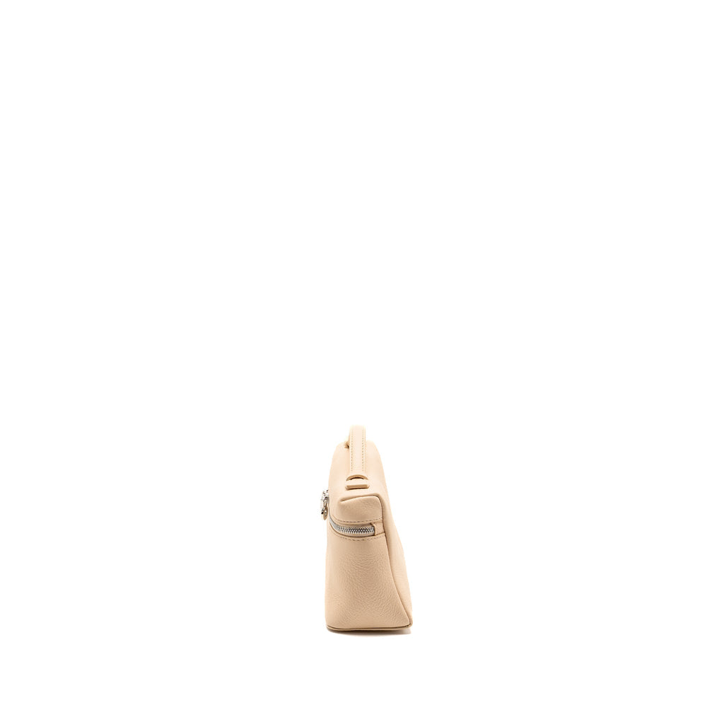 LORO PIANA EXTRA POCKET L19 GRAINED CALFSKIN LIGHT PINK SHW