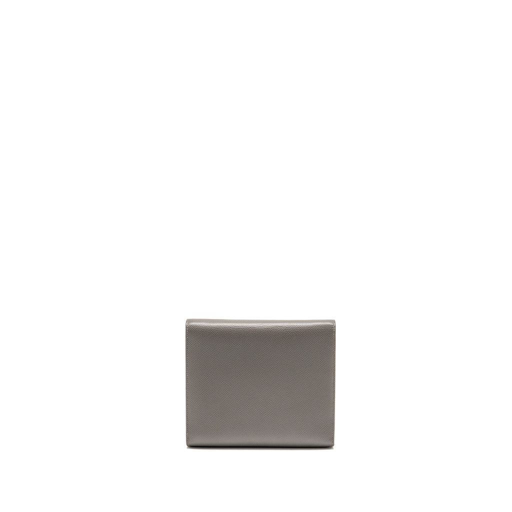 HERMES CLIC 16 WALLET EPSOM GRIS MEYER SHW