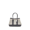 HERMES NEO GARDEN PARTY 23 CANVAS/NEGONDA ECRU/ARDOISE SHW