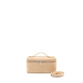LORO PIANA EXTRA POCKET L19 GRAINED CALFSKIN LIGHT PINK SHW