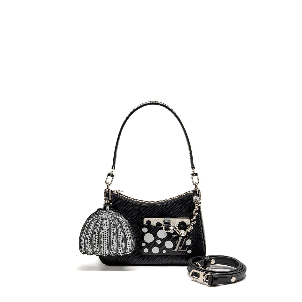 LOUIS VUITTON YAYOI KUSAMA MARELLINI EPI LEATHER BLACK SHW