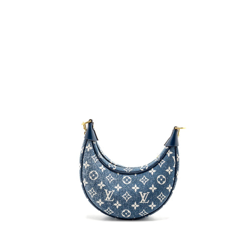 LOUIS VUITTON LOOP BAG DENIM BLUE GHW