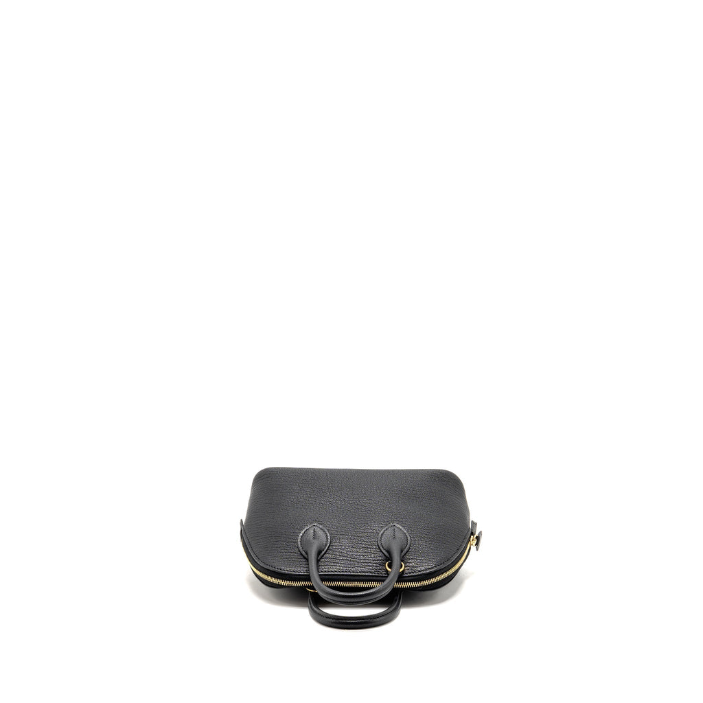 HERMES MINI BOLIDE CHEVRE MYSORE BLACK GHW