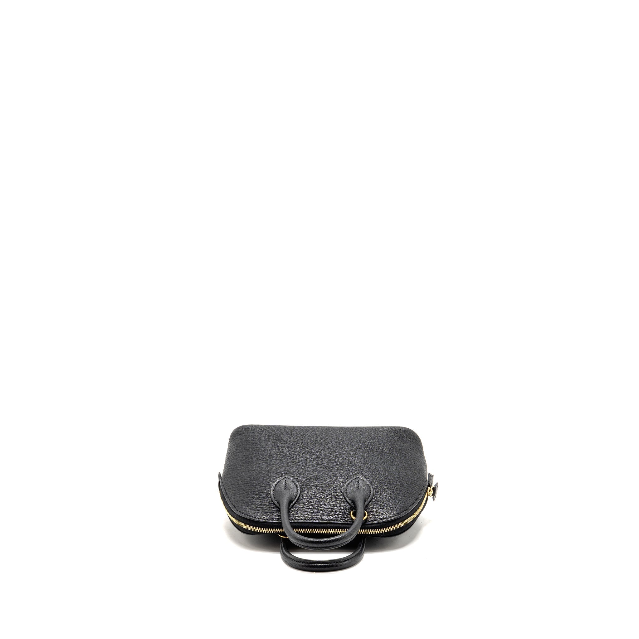 HERMES MINI BOLIDE CHEVRE MYSORE BLACK GHW