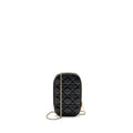 DIOR LADY DIOR CALL’IN DIOR PHONE HOLDER LAMBSKIN BLACK LGHW