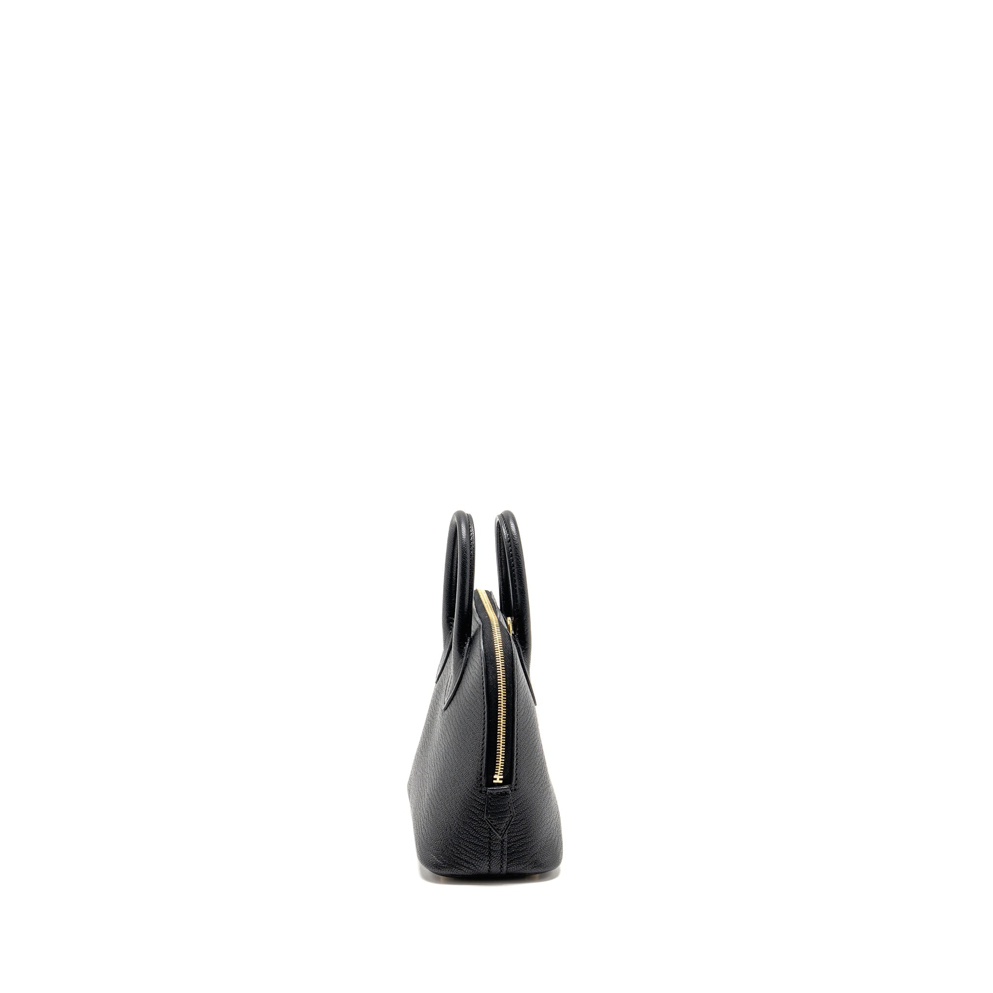HERMES MINI BOLIDE CHEVRE MYSORE BLACK GHW
