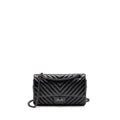 CHANEL SMALL 2.55 REISSUE DOUBLE FLAP BAG CHEVRON AGED CALFSKIN SO BLACK