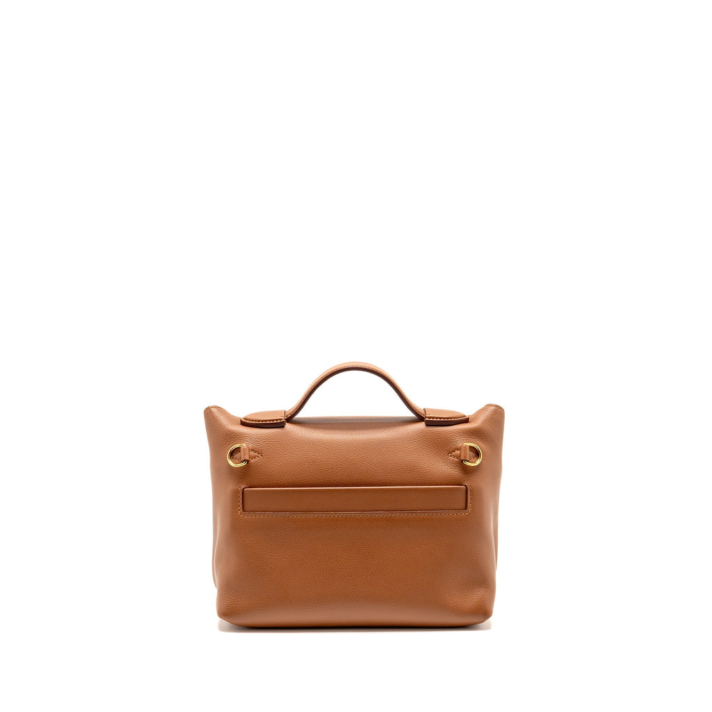 HERMES MINI 24/24 2424-21 BAG EVERCOLOR GOLD GHW
