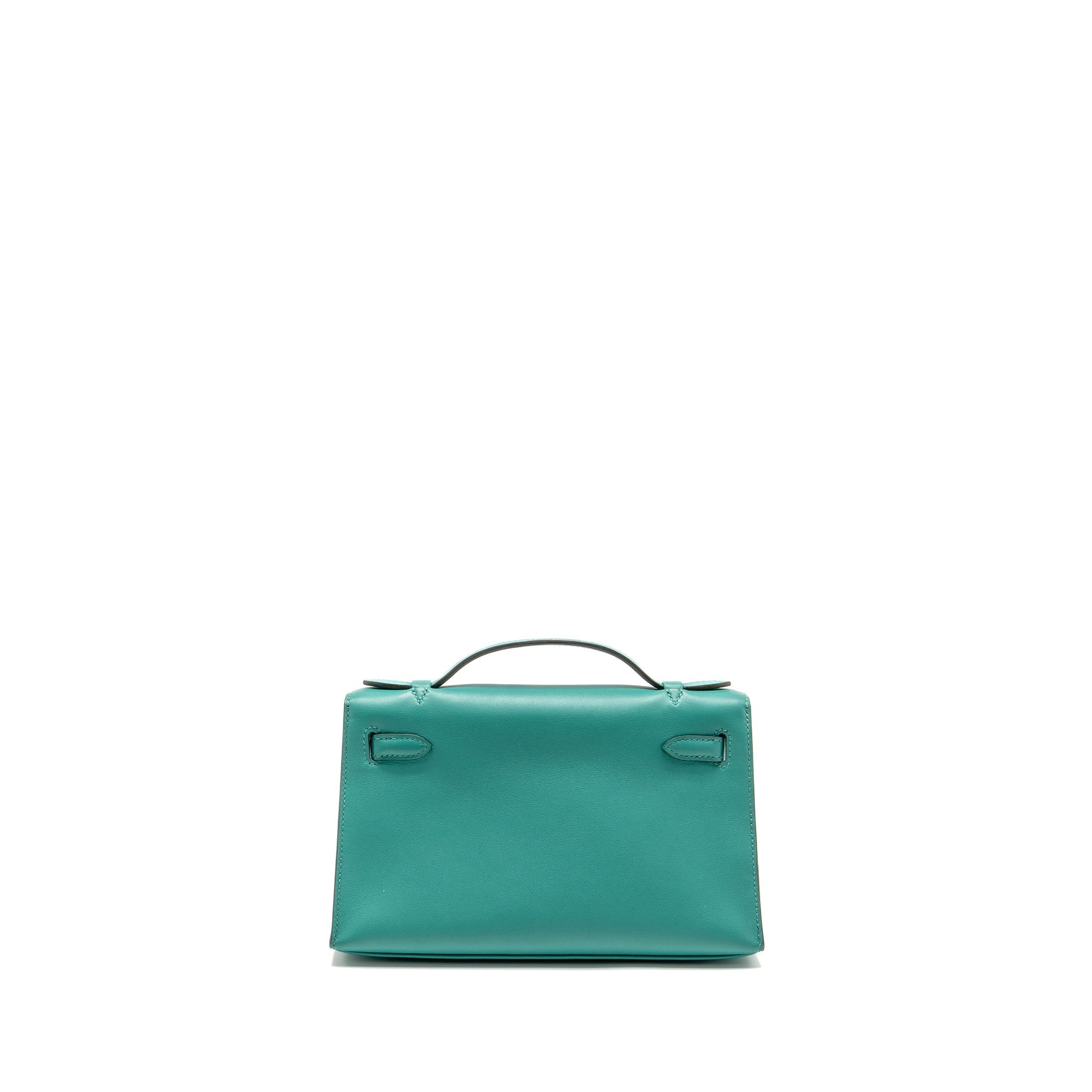 HERMES KELLY POCHETTE SWIFT VERT VERONE GHW